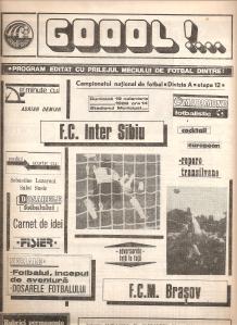 Program meci Inter Sibiu-FCM Braşov