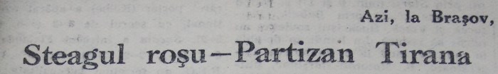 21. Avancronica meci cu Partizani Tirana, 8 mar. 1961x
