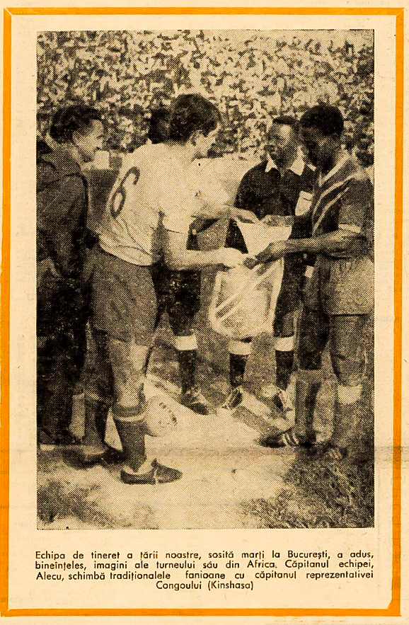 Ion Alecu cu Nationala Romaniei in Africa, ianuarie 1967